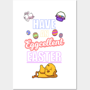 Have An Eggcellent Easter Posters and Art